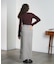 CHECK PENCIL SKIRT