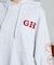 EMBROIDERY HOODED SWEAT
