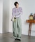 SHORT SLEEVE KNIT TOP