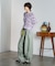 SHORT SLEEVE KNIT TOP