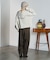 SAILOR COLLAR FRENCH TERRY TOP