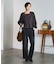 SAILOR COLLAR FRENCH TERRY TOP
