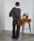 SAILOR COLLAR FRENCH TERRY TOP