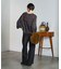 SAILOR COLLAR FRENCH TERRY TOP