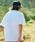 【RAGGED MOUNTAIN：ラギットマウンテン】【タフな肉厚100%コットン】BELMONT/ベルモント エンボスロゴTシャツ ヘビーウェイト ルーズシルエット 透けない・丈夫 半袖