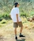 【RAGGED MOUNTAIN：ラギットマウンテン】【タフな肉厚100%コットン】BELMONT/ベルモント エンボスロゴTシャツ ヘビーウェイト ルーズシルエット 透けない・丈夫 半袖