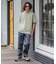 【RAGGED MOUNTAIN：ラギットマウンテン】【タフな肉厚100%コットン】BELMONT/ベルモント エンボスロゴTシャツ ヘビーウェイト ルーズシルエット 透けない・丈夫 半袖