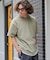 【RAGGED MOUNTAIN：ラギットマウンテン】【タフな肉厚100%コットン】BELMONT/ベルモント エンボスロゴTシャツ ヘビーウェイト ルーズシルエット 透けない・丈夫 半袖