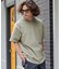 【RAGGED MOUNTAIN：ラギットマウンテン】【タフな肉厚100%コットン】BELMONT/ベルモント エンボスロゴTシャツ ヘビーウェイト ルーズシルエット 透けない・丈夫 半袖