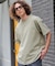 【RAGGED MOUNTAIN：ラギットマウンテン】【タフな肉厚100%コットン】BELMONT/ベルモント エンボスロゴTシャツ ヘビーウェイト ルーズシルエット 透けない・丈夫 半袖