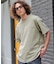 【RAGGED MOUNTAIN：ラギットマウンテン】【タフな肉厚100%コットン】BELMONT/ベルモント エンボスロゴTシャツ ヘビーウェイト ルーズシルエット 透けない・丈夫 半袖