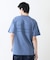 【RAGGED MOUNTAIN：ラギットマウンテン】【タフな肉厚100%コットン】BELMONT/ベルモント エンボスロゴTシャツ ヘビーウェイト ルーズシルエット 透けない・丈夫 半袖