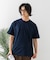 【RAGGED MOUNTAIN：ラギットマウンテン】【タフな肉厚100%コットン】BELMONT/ベルモント エンボスロゴTシャツ ヘビーウェイト ルーズシルエット 透けない・丈夫 半袖