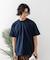 【RAGGED MOUNTAIN：ラギットマウンテン】【タフな肉厚100%コットン】BELMONT/ベルモント エンボスロゴTシャツ ヘビーウェイト ルーズシルエット 透けない・丈夫 半袖