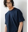 【RAGGED MOUNTAIN：ラギットマウンテン】【タフな肉厚100%コットン】BELMONT/ベルモント エンボスロゴTシャツ ヘビーウェイト ルーズシルエット 透けない・丈夫 半袖