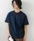 【RAGGED MOUNTAIN：ラギットマウンテン】【タフな肉厚100%コットン】BELMONT/ベルモント エンボスロゴTシャツ ヘビーウェイト ルーズシルエット 透けない・丈夫 半袖