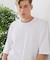 【汗染みの目立ちにくいTシャツ ZEROSTAIN】 切り替えデザインTシャツ 防汚 UVカット 綿タッチ・厚手