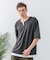 【汗染みの目立ちにくいTシャツ ZEROSTAIN】 切り替えデザインTシャツ 防汚 UVカット 綿タッチ・厚手