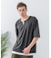 【汗染みの目立ちにくいTシャツ ZEROSTAIN】 切り替えデザインTシャツ 防汚 UVカット 綿タッチ・厚手