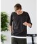 【汗染みの目立ちにくいTシャツ ZEROSTAIN】 切り替えデザインTシャツ 防汚 UVカット 綿タッチ・厚手