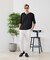 【汗染みの目立ちにくいTシャツ ZEROSTAIN】 切り替えデザインTシャツ 防汚 UVカット 綿タッチ・厚手