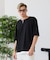 【汗染みの目立ちにくいTシャツ ZEROSTAIN】 切り替えデザインTシャツ 防汚 UVカット 綿タッチ・厚手