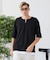 【汗染みの目立ちにくいTシャツ ZEROSTAIN】 切り替えデザインTシャツ 防汚 UVカット 綿タッチ・厚手