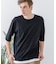 【汗染みの目立ちにくいTシャツ ZEROSTAIN】 切り替えデザインTシャツ 防汚 UVカット 綿タッチ・厚手