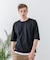 【汗染みの目立ちにくいTシャツ ZEROSTAIN】 切り替えデザインTシャツ 防汚 UVカット 綿タッチ・厚手