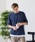 【汗染みの目立ちにくいTシャツ ZEROSTAIN】 切り替えデザインTシャツ 防汚 UVカット 綿タッチ・厚手