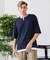 【汗染みの目立ちにくいTシャツ ZEROSTAIN】 切り替えデザインTシャツ 防汚 UVカット 綿タッチ・厚手