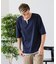 【汗染みの目立ちにくいTシャツ ZEROSTAIN】 切り替えデザインTシャツ 防汚 UVカット 綿タッチ・厚手