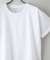 【汗染みの目立ちにくいTシャツ ZEROSTAIN】ロールカフサイドスリットTシャツ 撥水・UVカット機能付き レディース 快適Tシャツ