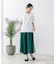 【汗染みの目立ちにくいTシャツ ZEROSTAIN】ロールカフサイドスリットTシャツ 撥水・UVカット機能付き レディース 快適Tシャツ