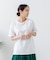 【汗染みの目立ちにくいTシャツ ZEROSTAIN】ロールカフサイドスリットTシャツ 撥水・UVカット機能付き レディース 快適Tシャツ