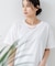 【汗染みの目立ちにくいTシャツ ZEROSTAIN】ロールカフサイドスリットTシャツ 撥水・UVカット機能付き レディース 快適Tシャツ
