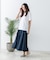 【汗染みの目立ちにくいTシャツ ZEROSTAIN】ロールカフサイドスリットTシャツ 撥水・UVカット機能付き レディース 快適Tシャツ