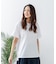 【汗染みの目立ちにくいTシャツ ZEROSTAIN】ロールカフサイドスリットTシャツ 撥水・UVカット機能付き レディース 快適Tシャツ