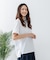【汗染みの目立ちにくいTシャツ ZEROSTAIN】ロールカフサイドスリットTシャツ 撥水・UVカット機能付き レディース 快適Tシャツ