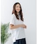 【汗染みの目立ちにくいTシャツ ZEROSTAIN】ロールカフサイドスリットTシャツ 撥水・UVカット機能付き レディース 快適Tシャツ