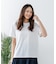 【汗染みの目立ちにくいTシャツ ZEROSTAIN】ロールカフサイドスリットTシャツ 撥水・UVカット機能付き レディース 快適Tシャツ