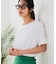 【汗染みの目立ちにくいTシャツ ZEROSTAIN】ロールカフサイドスリットTシャツ 撥水・UVカット機能付き レディース 快適Tシャツ