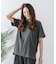 【汗染みの目立ちにくいTシャツ ZEROSTAIN】ロールカフサイドスリットTシャツ 撥水・UVカット機能付き レディース 快適Tシャツ