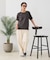 【汗染みの目立ちにくいTシャツ ZEROSTAIN】ロールカフサイドスリットTシャツ 撥水・UVカット機能付き レディース 快適Tシャツ