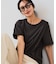 【汗染みの目立ちにくいTシャツ ZEROSTAIN】ロールカフサイドスリットTシャツ 撥水・UVカット機能付き レディース 快適Tシャツ
