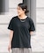【汗染みの目立ちにくいTシャツ ZEROSTAIN】ロールカフサイドスリットTシャツ 撥水・UVカット機能付き レディース 快適Tシャツ