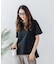 【汗染みの目立ちにくいTシャツ ZEROSTAIN】ロールカフサイドスリットTシャツ 撥水・UVカット機能付き レディース 快適Tシャツ