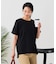 【汗染みの目立ちにくいTシャツ ZEROSTAIN】ロールカフサイドスリットTシャツ 撥水・UVカット機能付き レディース 快適Tシャツ