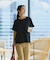 【汗染みの目立ちにくいTシャツ ZEROSTAIN】ロールカフサイドスリットTシャツ 撥水・UVカット機能付き レディース 快適Tシャツ