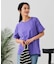 【汗染みの目立ちにくいTシャツ ZEROSTAIN】ロールカフサイドスリットTシャツ 撥水・UVカット機能付き レディース 快適Tシャツ